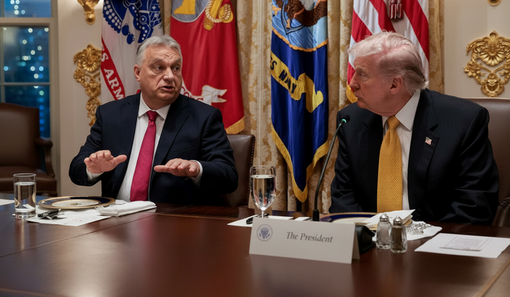 Трамп и Орбан на встрече