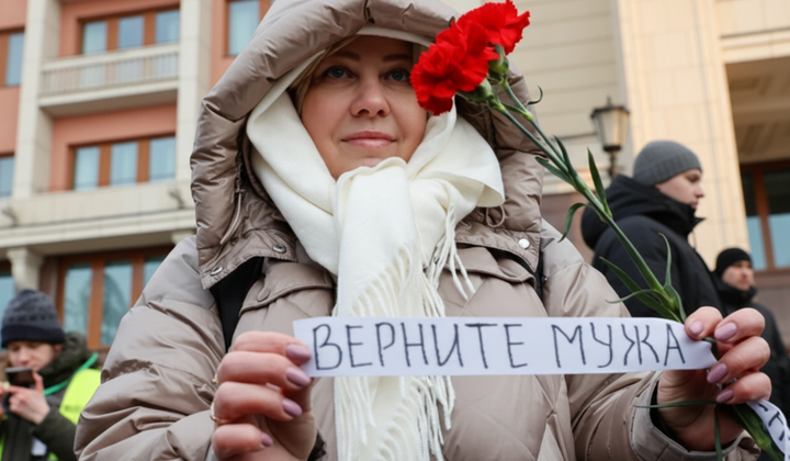 Portrait of a Russian oppositionist in prison