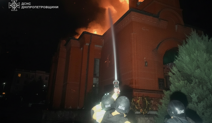Росіяни пошкодили храм на Дніпропетровщині