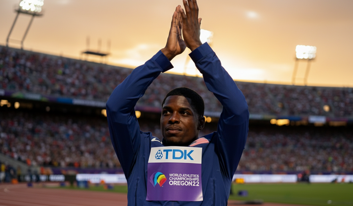 World Championship medalist in athletics with doping