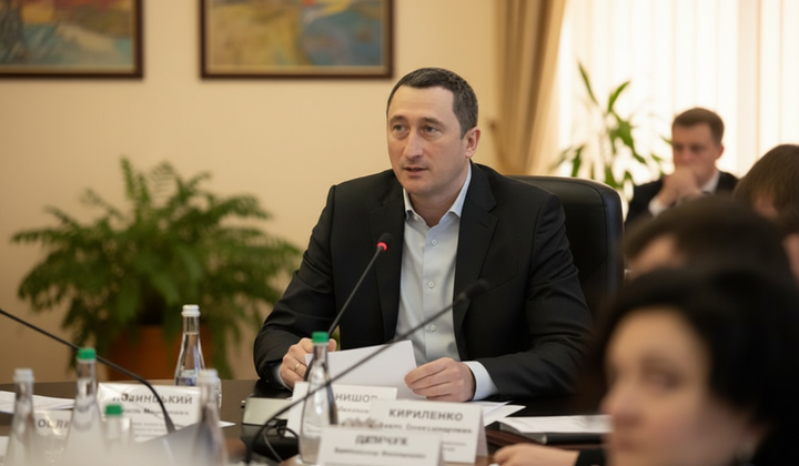 A man in a tie against a background