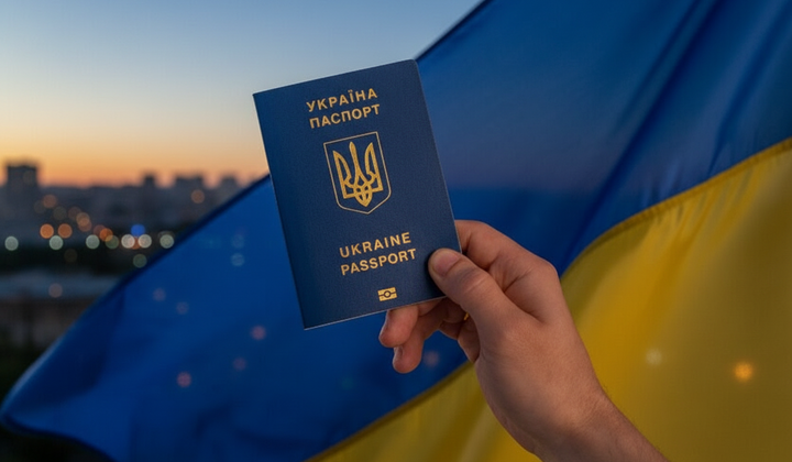 Прапор України та свідоцтво громадянства
