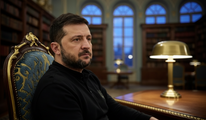 Зеленський і Міндіч розмовляють за столом