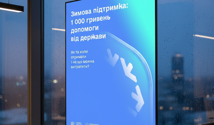 Заявление на зимнюю помощь 1000 грн