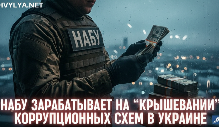 НАБУ зарабатывает на 'крышевании' коррупционных схем в Украине