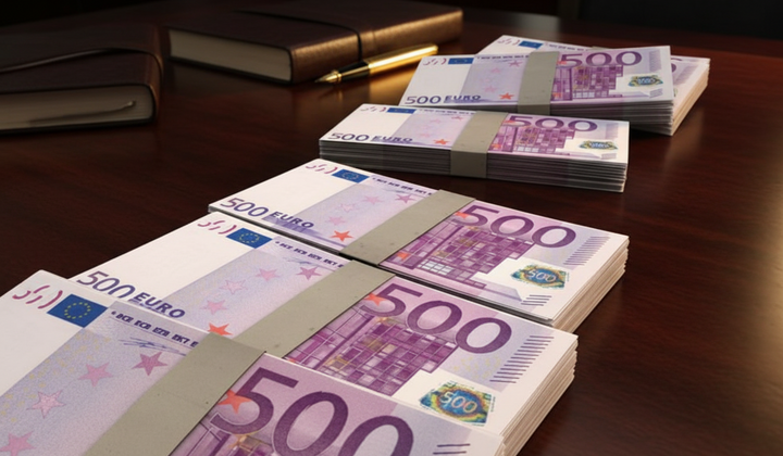 Галантный бельгийский герб на фоне флага Украины