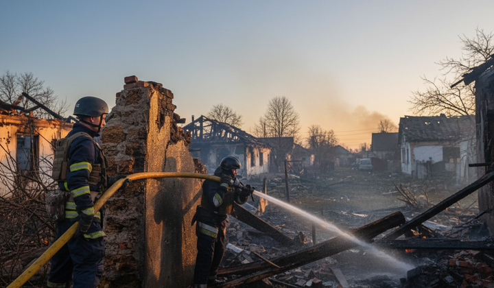 Зображення безпілотника над Чернігівщиною