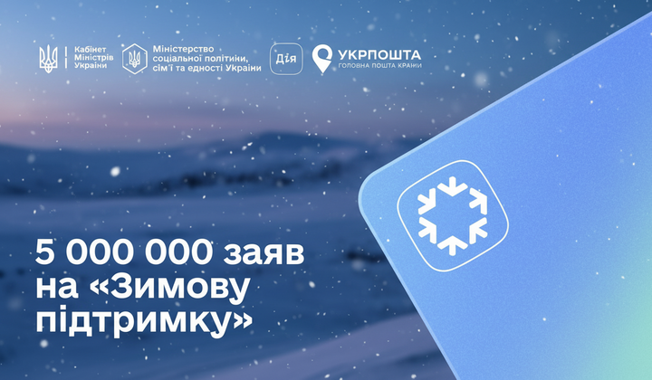 Заявка на Зимнюю поддержку в Украине