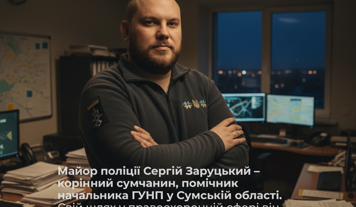 Поліцейський під час атаки дрона