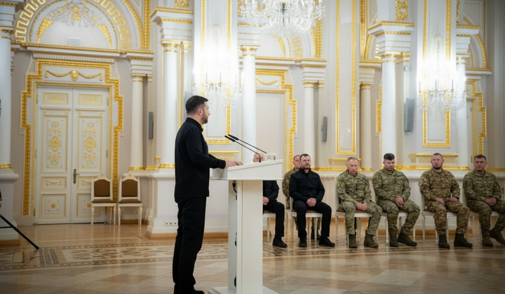Президент вручаем награды защитникам Украины