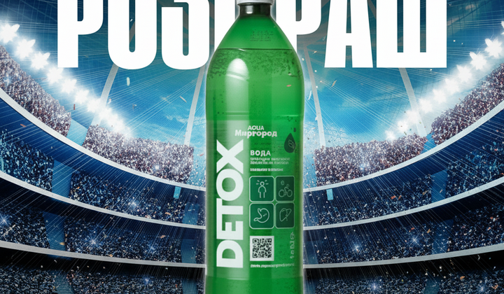 Укратлетіки та Aqua Миргород розігрують річний запас води DETOX