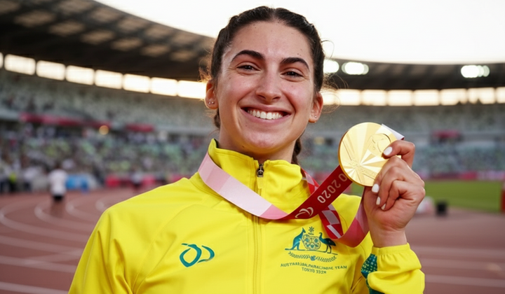 Портрет 28-летней паралимпийской чемпионки по велоспорту