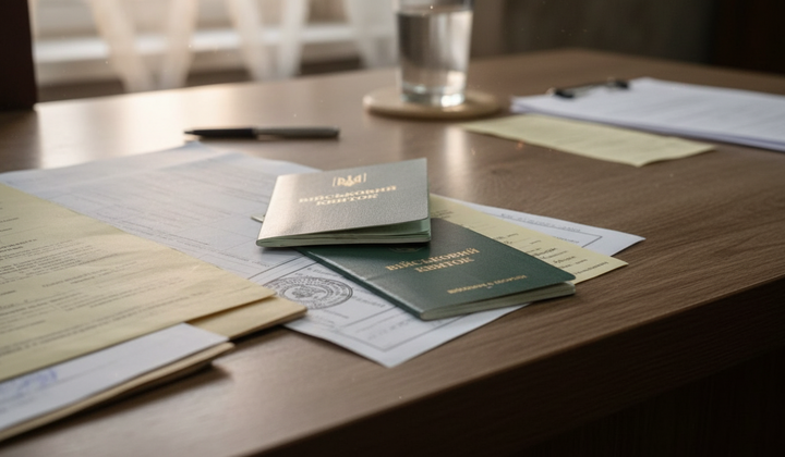 Військовослужбовець оформлює нову ID-картку