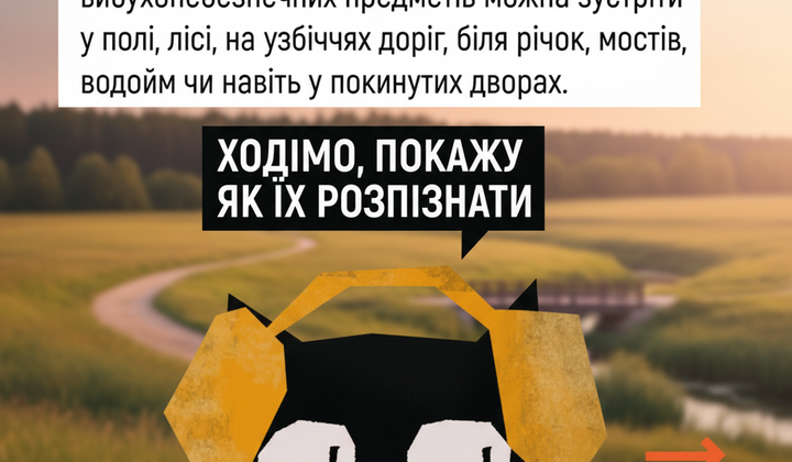Мінна небезпека: як розпізнати знаки