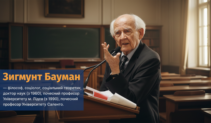 Портрет Зигмунта Баумана учора і сьогодні