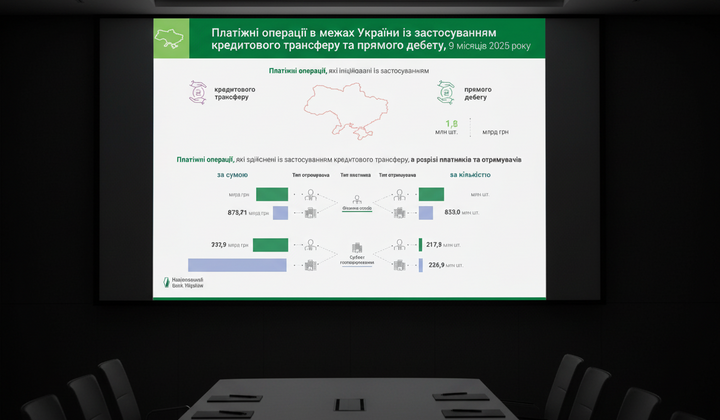 Статистика платежів українців за 9 місяців