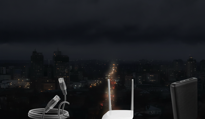 xPON advertisement - internet for 72 hours without electricity