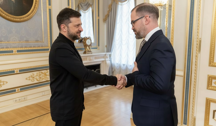 Флаги Литвы и Украины объединены
