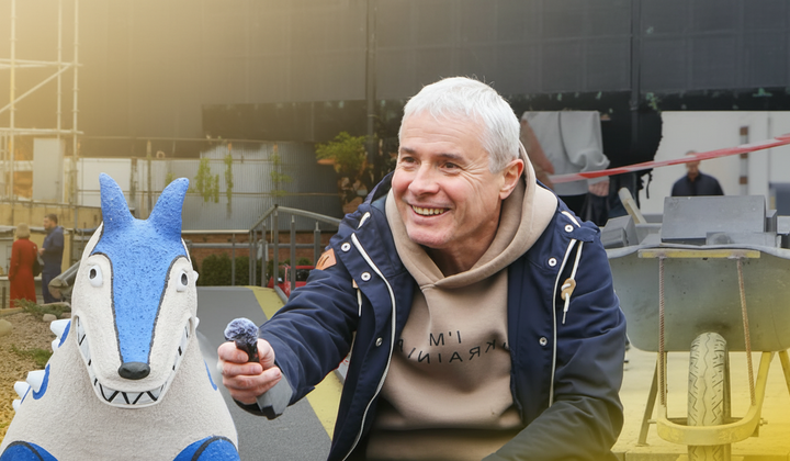 Testing the barrier-free route in Poltava