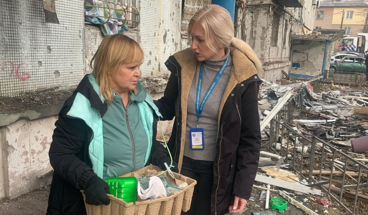 Допомога постраждалим від атаки у Дніпрі