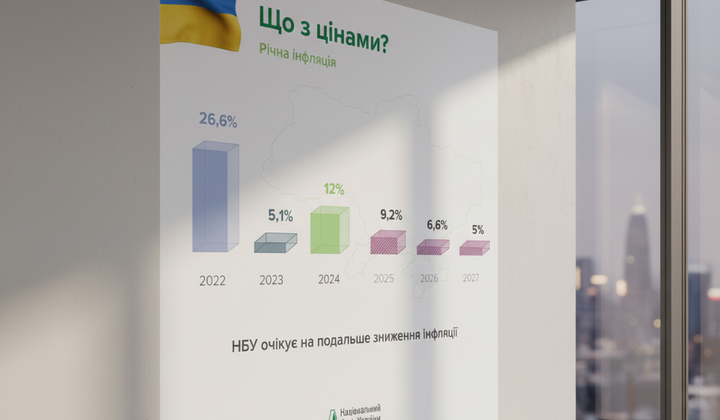График снижения инфляции в Украине