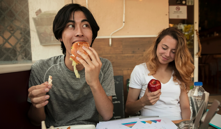Young people in the restaurant business