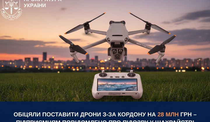 Шахраїв викрили за аферу з дронами