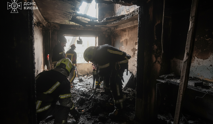 Аварійна рятувальна операція у Києві