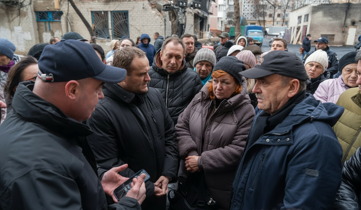 Поврежденные квартиры в Тернополе от ракетной атаки