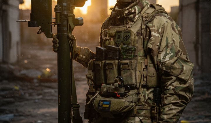 Image of the use of the Stinger missile system on the front line