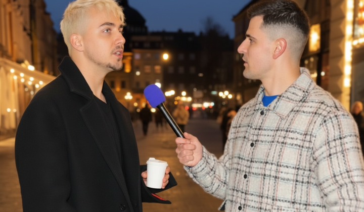 Melovin на постановке видео