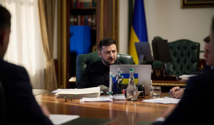 Зеленский на переговорах с Нидерландами