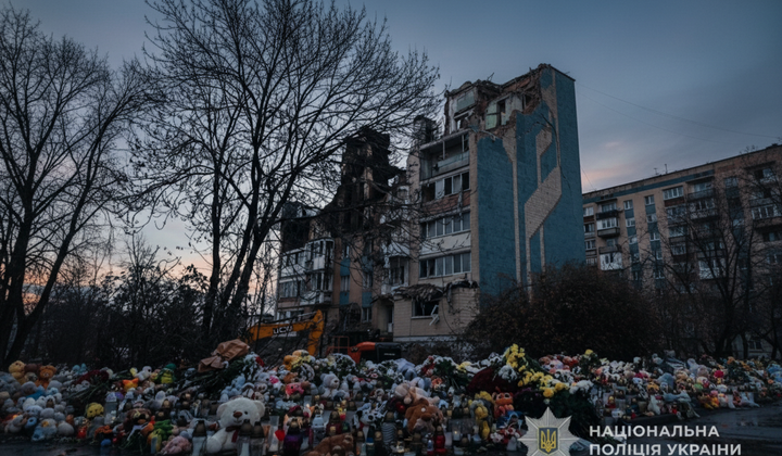 Missile strike on Ternopil on November 19