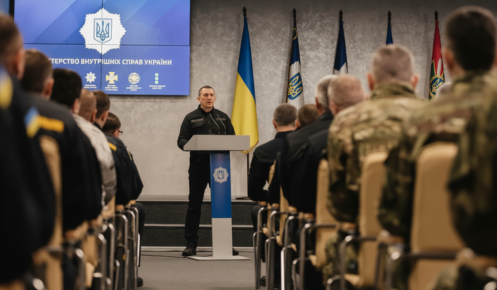 Логисты войны получают награды от МВС