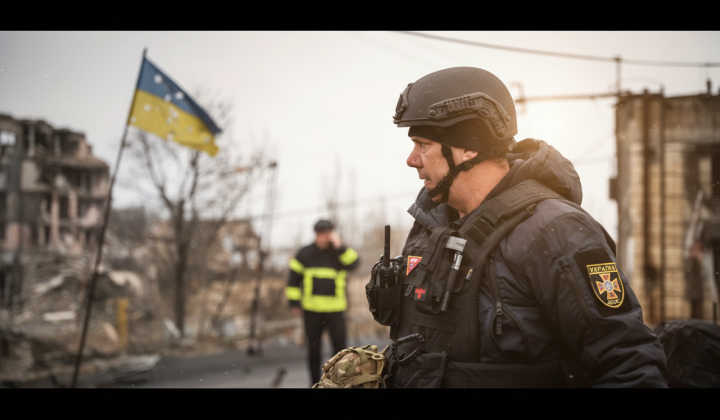 Эвакуация людей через пожар в Николаеве