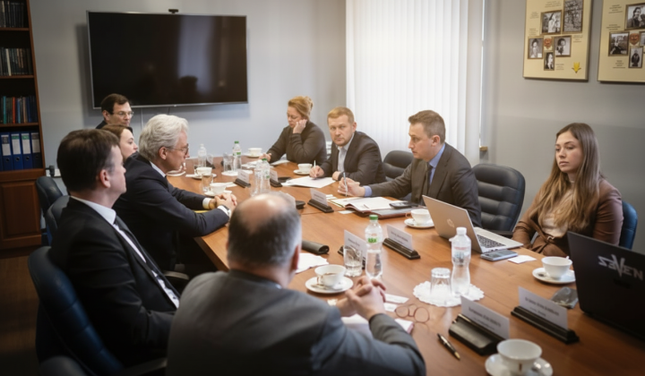 Логотип UNIQA на фоні карти України