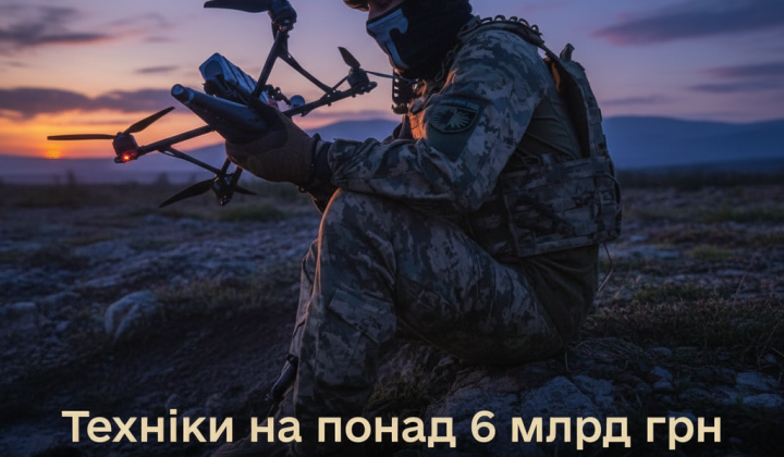 Військові отримали техніку на 6 млрд