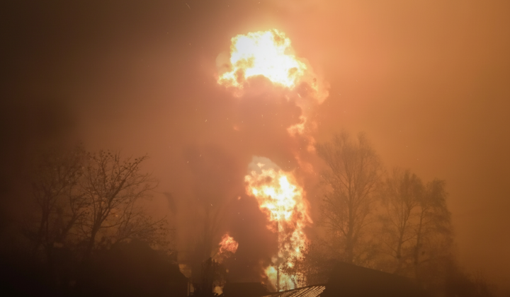 Удар по нефтебазе в Тамбовской области