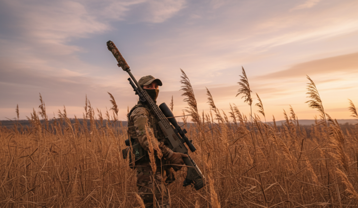 Sniper 'Yazva' at the front