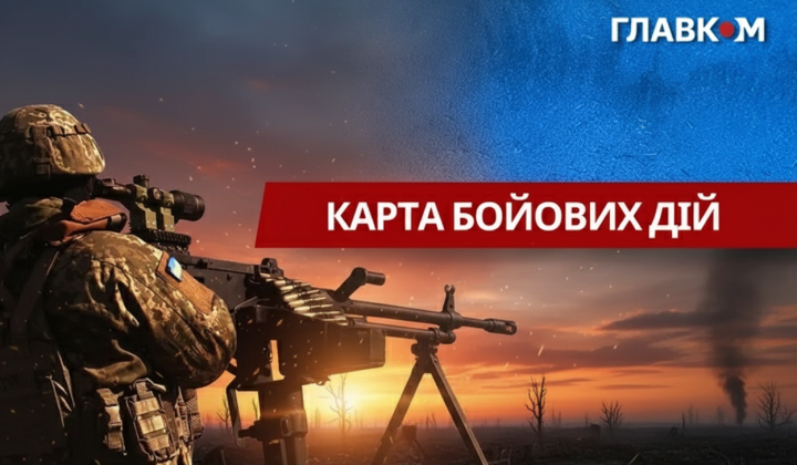 Карта бойових дій в Україні