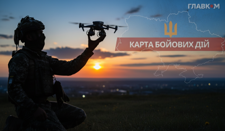 Карта бойових дій в Україні