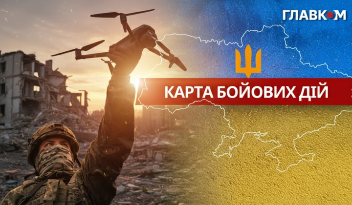 Карта бойових дій в Україні