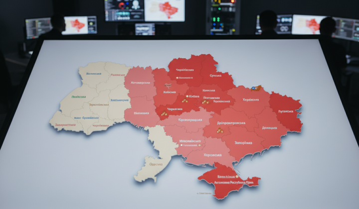Карта повітряних тривог в Україні