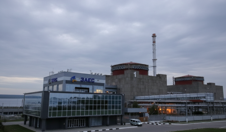 Запорожская АЭС работает на одной линии электропередачи