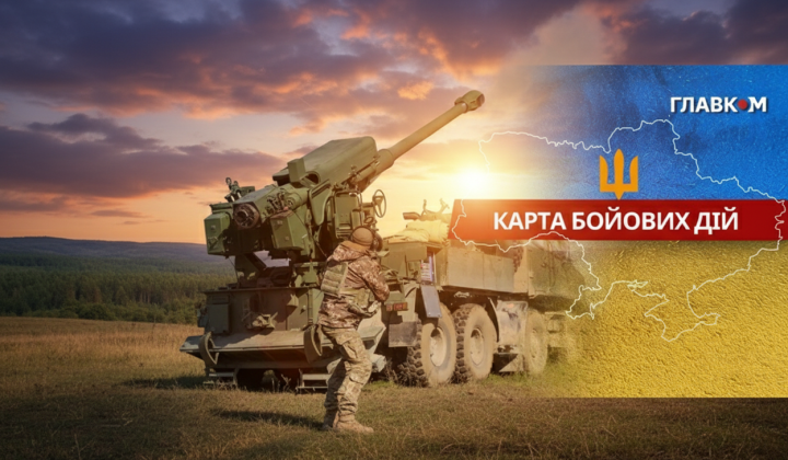 Карта бойових дій в Україні