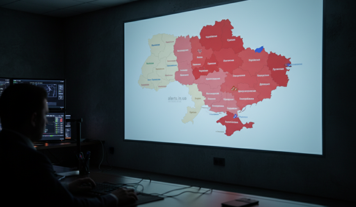 Карта повітряних тривог України