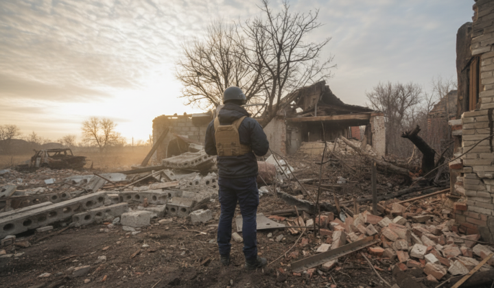 Руйнування від обстрілів на Донеччині