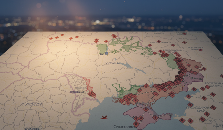 Онлайн-карта бойових дій в Україні