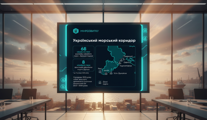 Український морський коридор - 160 мільйонів тонн вантажів