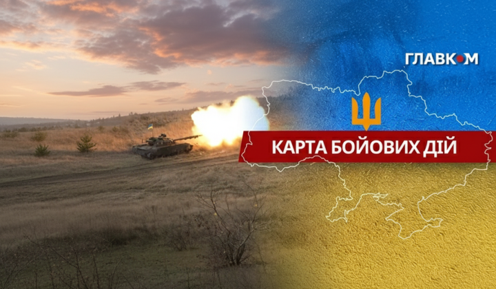 Карта бойових дій в Україні
